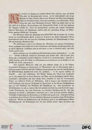 Einleitende Betrachtung von Max F. Friedländer
