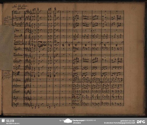 No. 22 Chor: "Laßt uns jubeln laßt uns singen"