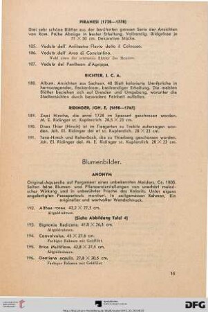 Blumenbilder (Nr. 192-204)
