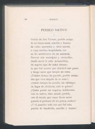 Pueblo nativo
