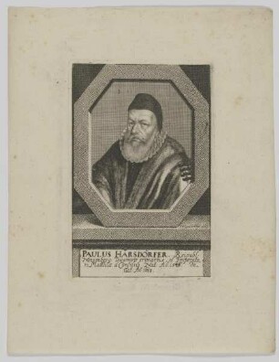 Bildnis des Paulus Harsdörfer