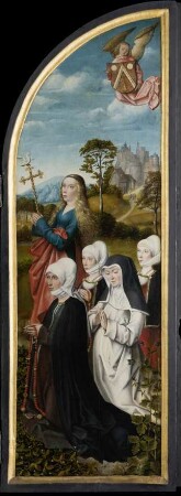 Hl. Margarethe mit den Stifterinnen