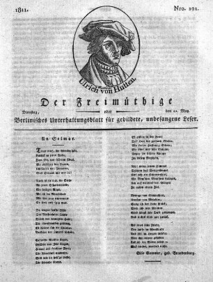 Nro. 101, Dienstag, den 21. May 1811