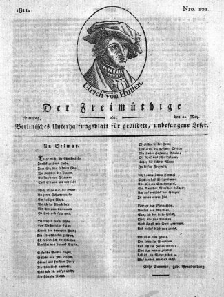 Nro. 101, Dienstag, den 21. May 1811