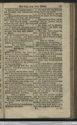 Der 115. Psalm
