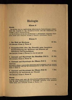 Biologie