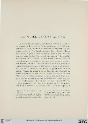 Le Musée de Constantine