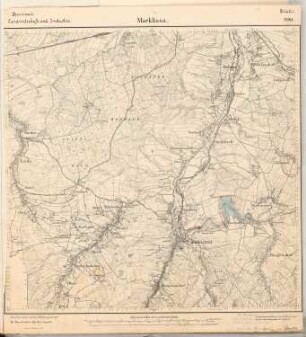 Marklissa-Talsperre (Queistalsperre) Schinkelwettbewerb 1902: Lageplan 1.25000