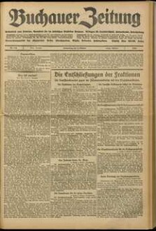 Buchauer Zeitung Volksblatt vom Federsee : Amtsblatt für die städt. Behörden Buchaus