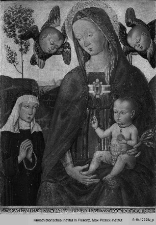 Madonna mit Kind und der Nonne Perigli
