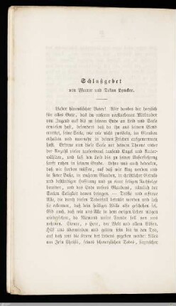 Schlußgebet