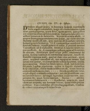 Cicero Lib. III. de Officiis.