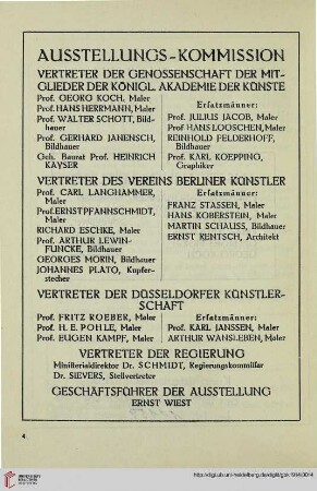 Ausstellungs-Kommission