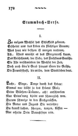 Stammbuch-Verse