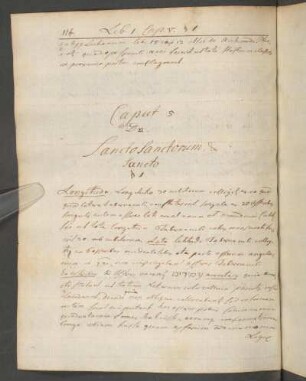Caput 5. De Sancto Sanctorum & Sancto
