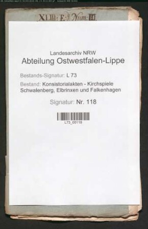 Baumaßnahmen und Reparaturen am Küster- und Schulhaus [siehe auch Nr. 107; - Schulhaus siehe auch Nr. 116]