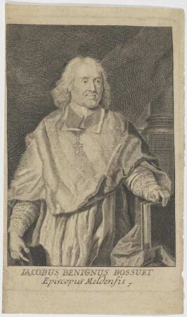 Bildnis des Iacobus Benignus Bossuet