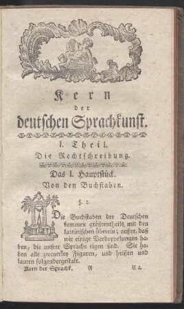 I. Theil. Die Rechtschreibung.