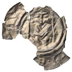 Fundmünze, Brakteat, 1242 - 1272