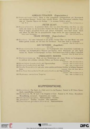 Kupferstiche (Nr. 353-357)