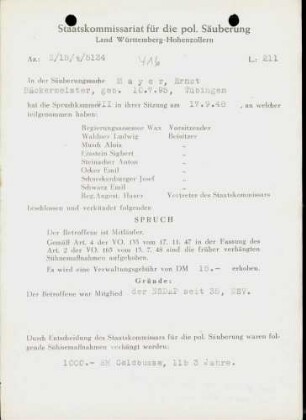 Mayer, Ernst