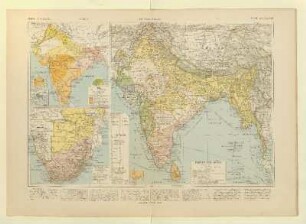 Empire des Indes, Inde Carte économique, Afrique australe