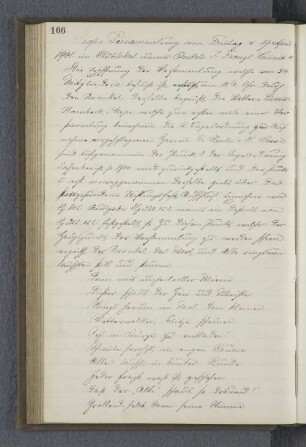 Grosse Versammlung am Freitag d. 19 April 1901.