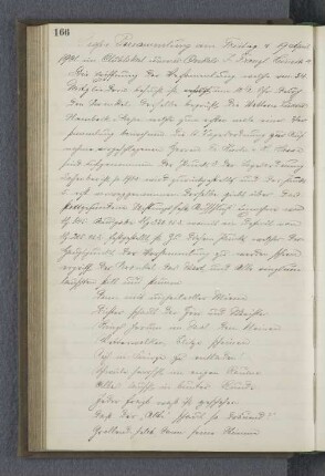 Grosse Versammlung am Freitag d. 19 April 1901.
