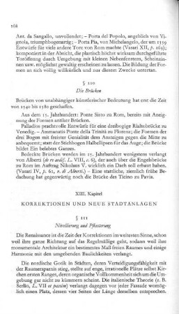 XIII. Korrektionen und neue Stadtanlagen