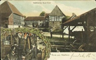 Westfälisches Bauernhaus - Gruss aus Westfalen
