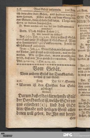 Vom Gebät insgemein.
