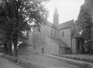 Kloster Zinna (bei Jüterbog). Klosterkirche des ehem. Cistercienser-Klosters. gegr. 1170, erb. 1. Viertel 13. Jh. Ansicht von SO