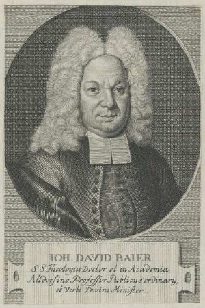 Bildnis des Ioh. David Baier
