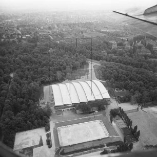 Eissporthalle am Küchwald in Chemnitz-Borna-Heinersdorf : Blickrichtung Süden
