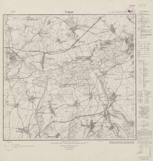 5569 (alte Nr.: 3248) Neisse (West.), Meßtischblatt (4cm - Karte)
