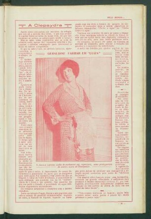 Geraldine Farrar em "Luiza"
