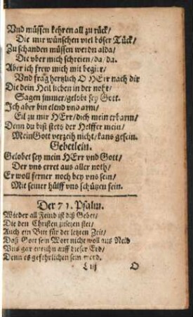 Der 71. Psalm. - Der 80. Psalm.