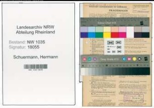 Entnazifizierung Hermann Schuermann , geb. 13.05.1917 (Kaufmaennischer Angestellter)