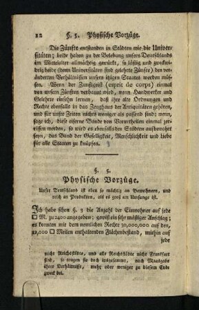 Physische Vorzuege: §. 5.