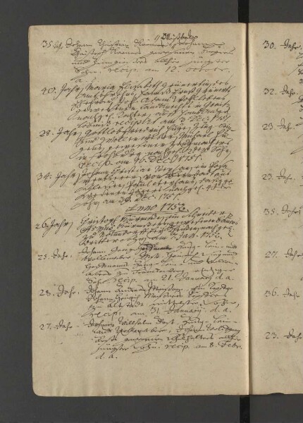 Bürgerbuch der Stadt Zeitz - 1701-1801