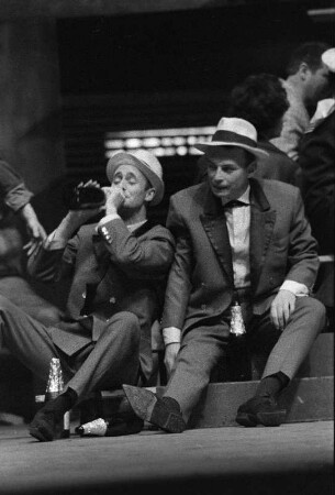 Szenenbilder aus "In Frisco ist der Teufel los", Musical von Guido Masanetz. Metropol-Theater Berlin, 22.03.1962