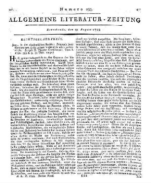 Züge aus dem Leben unglücklicher Menschen. Bdch. 1-2. Leipzig: Gräff [1795]