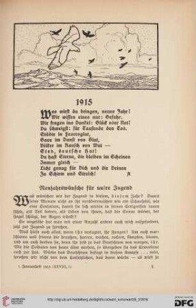 28: Neujahrswünsche für unsere Jugend