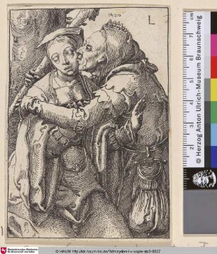 [Verliebter Narr und die Frau; A fool and a woman]