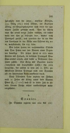 2. Spanier