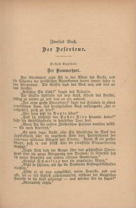 Erstes Kapitel: Der Kammerherr