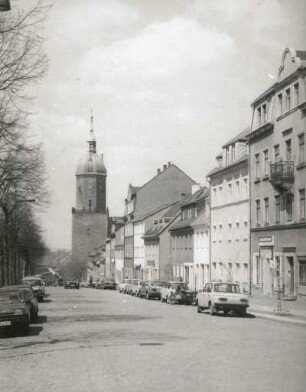 Annaberg-Buchholz, Große Kirchgasse. Blick nach Nordwest zur Stadtkirche St. Annen