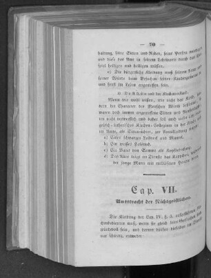 Cap. VII. Amtstracht der Nichtgeistlichen.