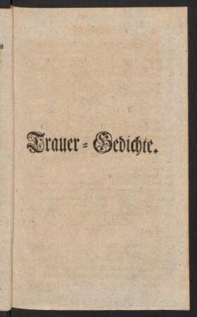 95-136, Trauer-Gedichte.