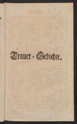 95-136, Trauer-Gedichte.